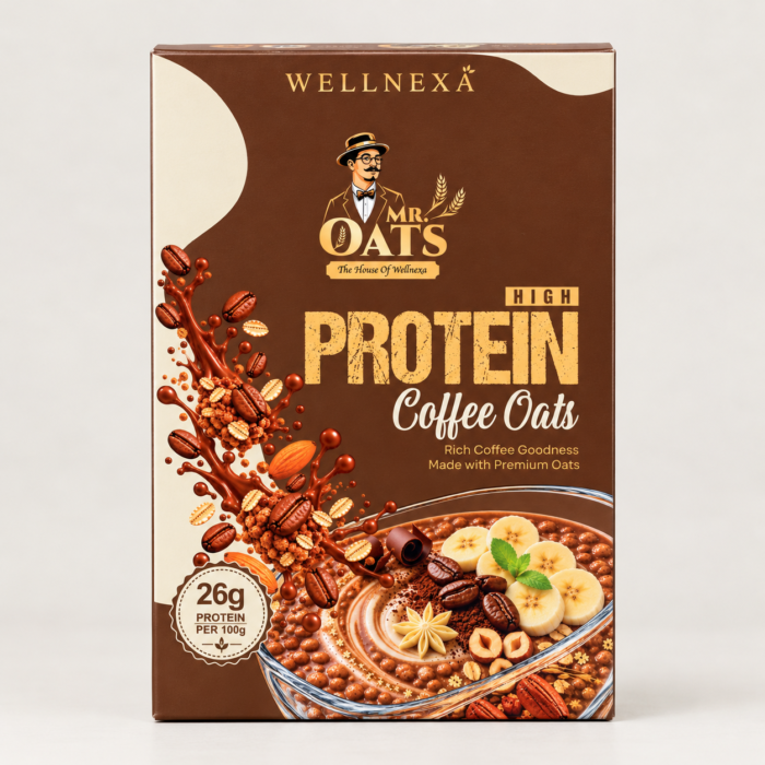 Wellnexa High Protein Coffee Oats – 900g